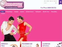 Tablet Screenshot of dancefabrics.co.nz